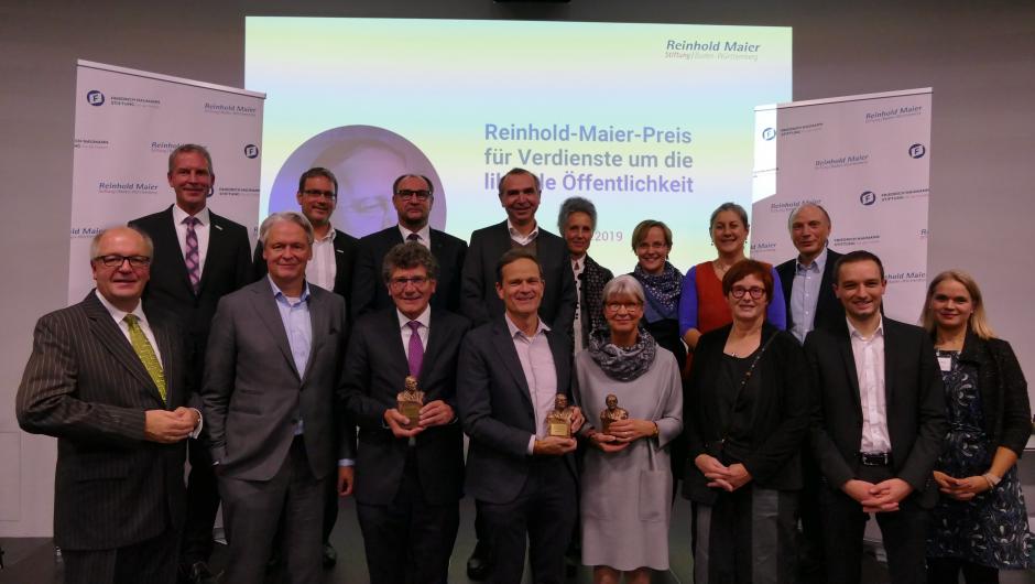 Reinhold-Maier-Preis für Verdienste um die liberale Öffentlichkeit